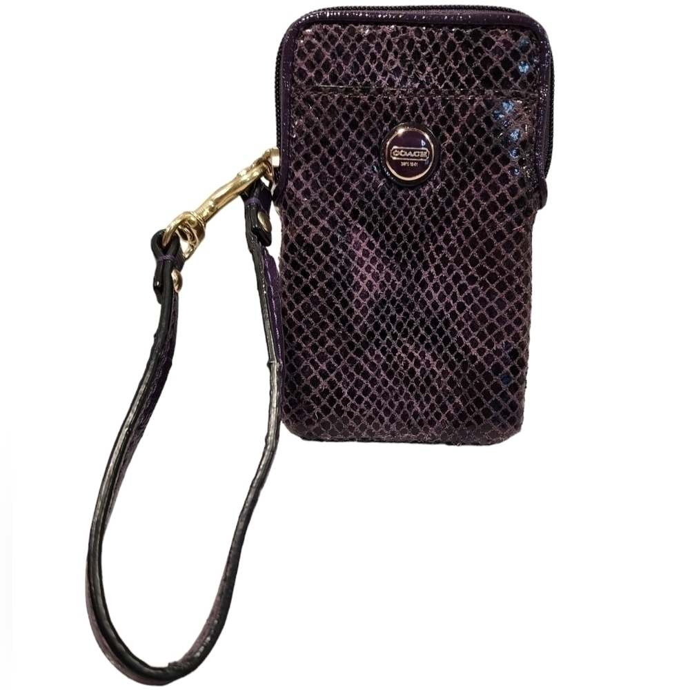 Coach wristlet cardholder wallet